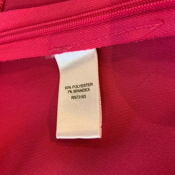 SPENSE Womens Pencil Skirt Size XL Pink Side Zip - Picture 5 of 6